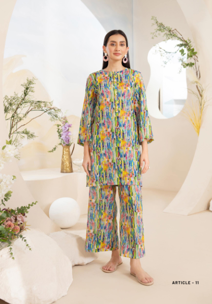 AAHNA VOLUME 1 UNSTITCHED PRINTED TWO PIECE COLLECTION 11