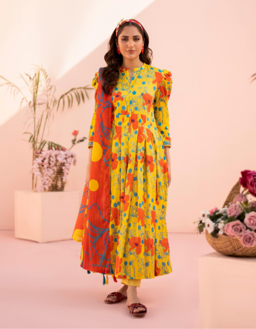BRENISH ROOP FRONT DIGITAL PRINTED PURE LAWN COLLECTION 09