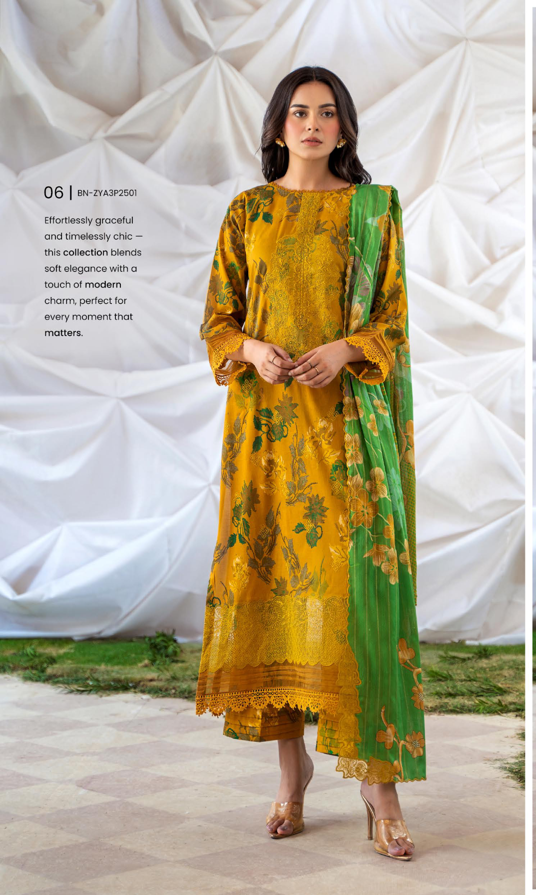 ZIYA UNSTITCHED THREE PIECE DIGITAL PRINTED LAWN COLLECTION