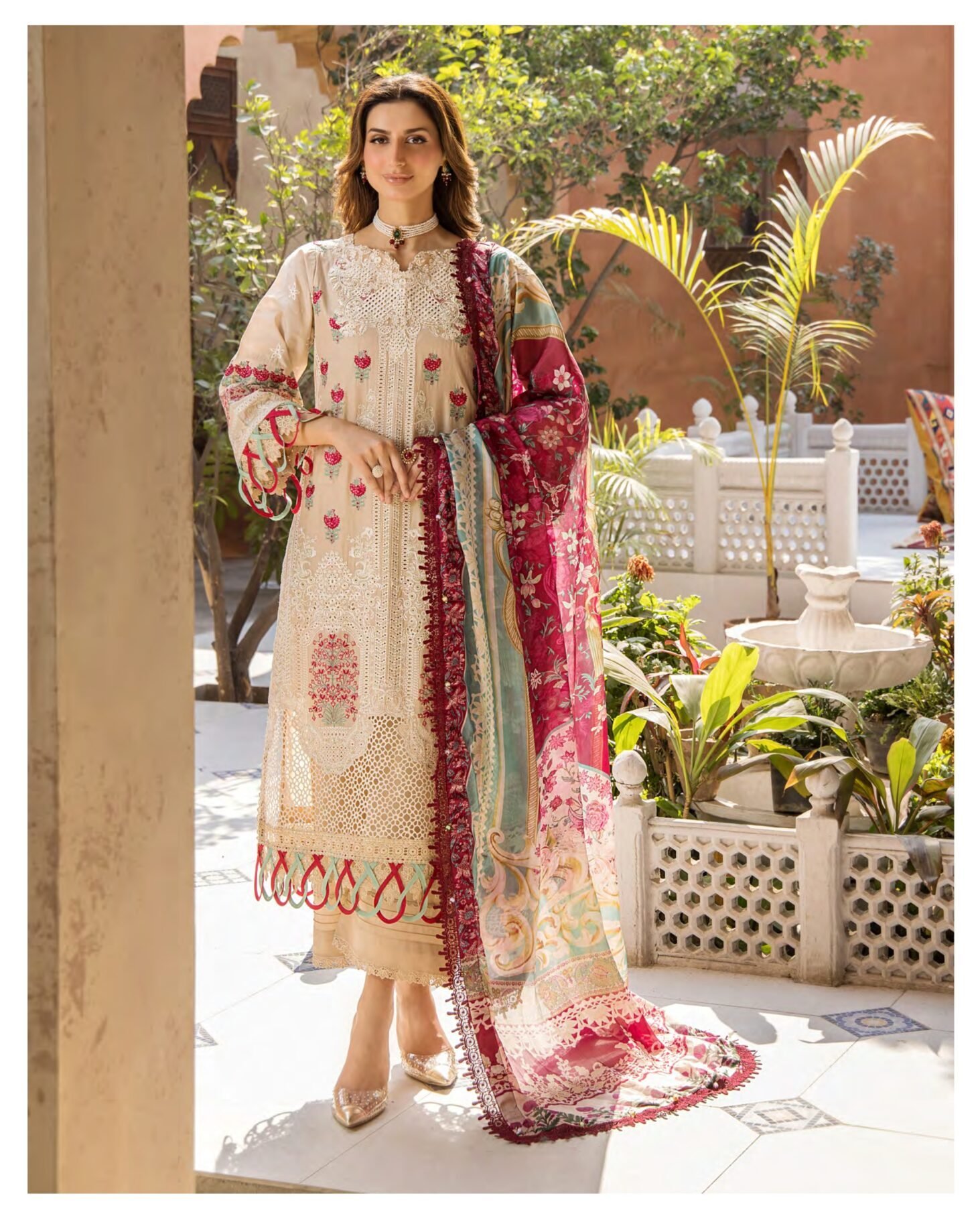 ESHAAISHA LUXURY LAWN EMBROIDERED COLLECTION VOLUME 1
