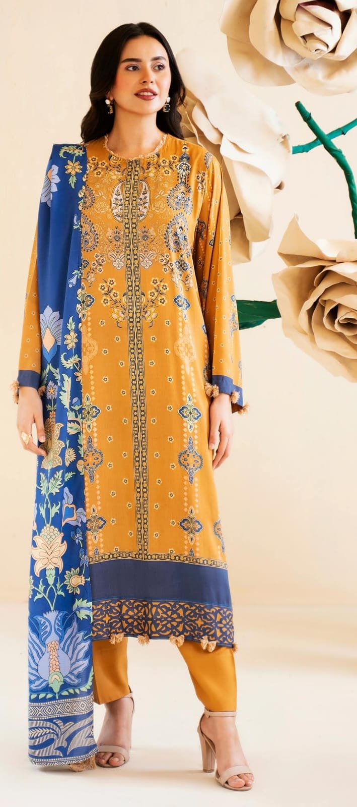 GULL JEE WINTER PRINTED LINEN WINTER COLLECTION