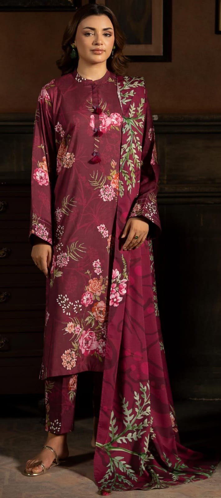 GULL JEE WINTER PRINTED LINEN WINTER COLLECTION