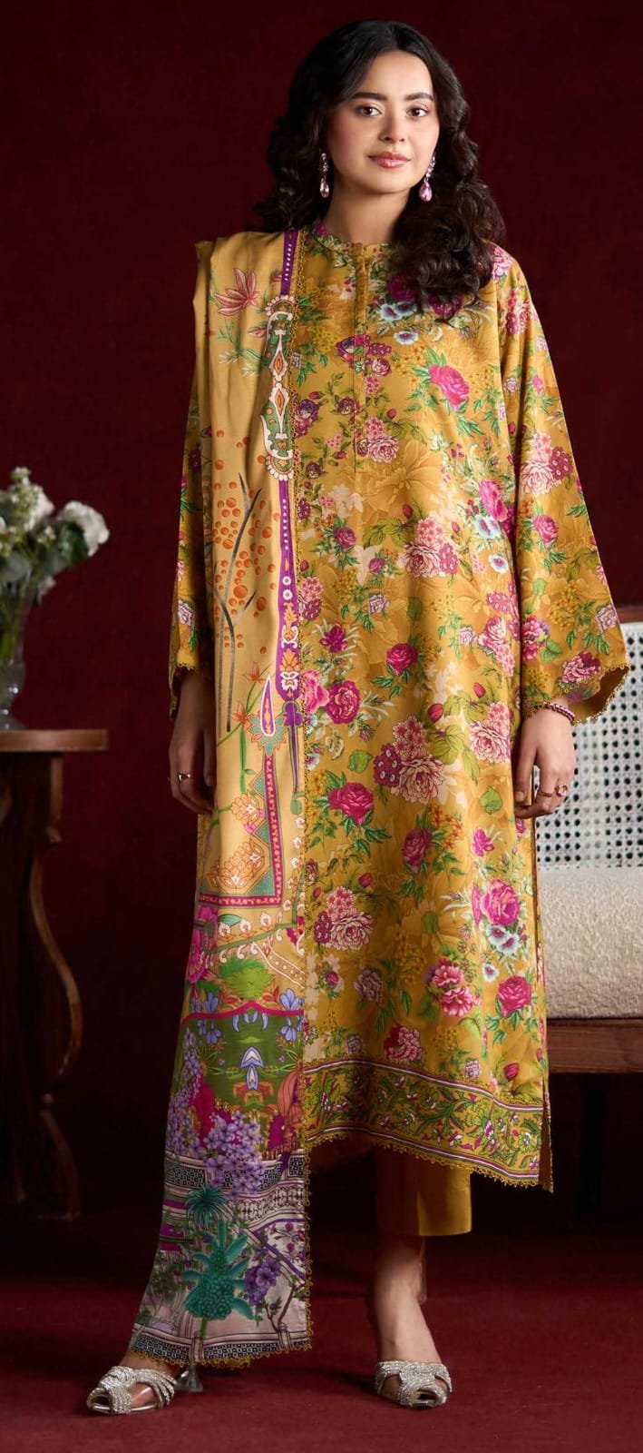 GULL JEE WINTER PRINTED LINEN WINTER COLLECTION