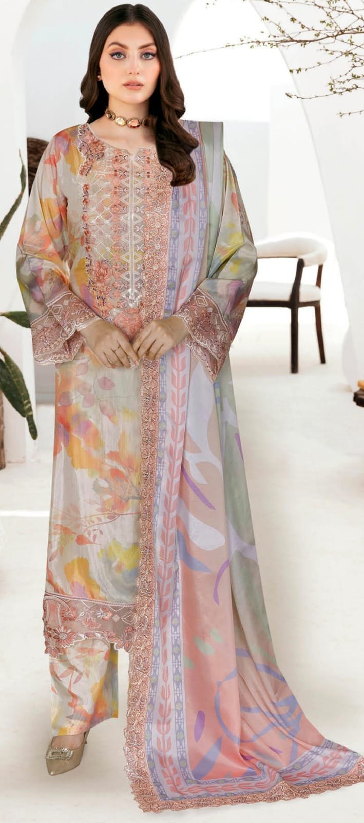 RAW SILK WINTER COLLECTION BY RAMSHA