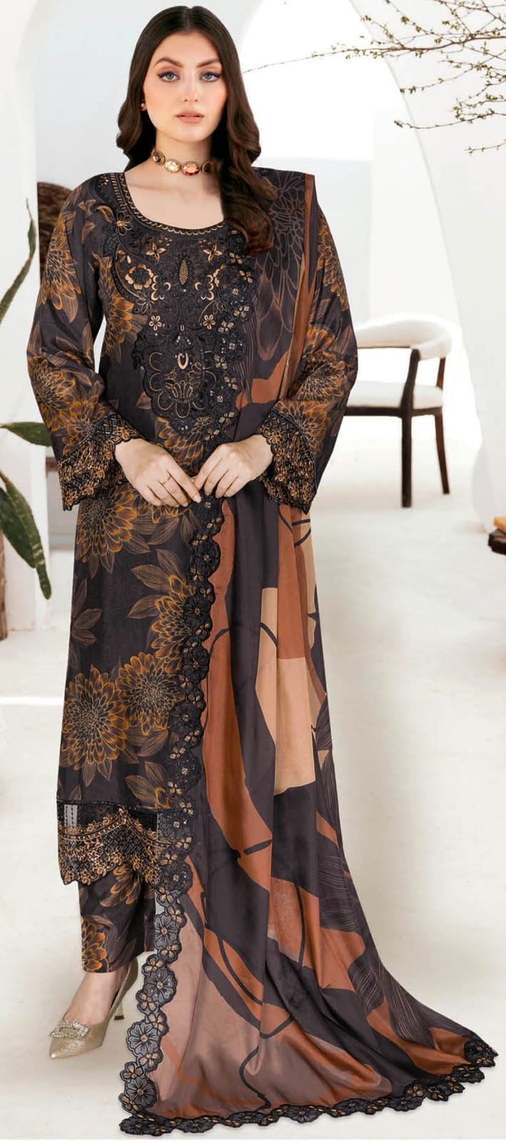 RAW SILK WINTER COLLECTION BY RAMSHA